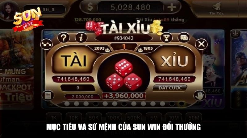 Mục tiêu và sứ mệnh của Sun Win đổi thưởng